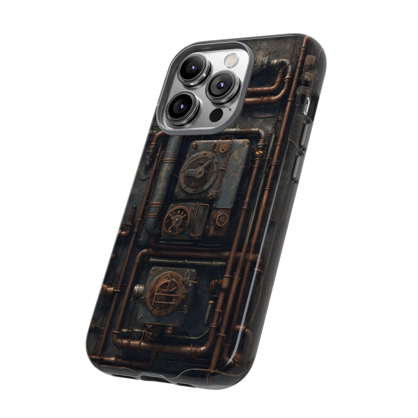 Diesel Punk Phone Case – Industrial Retro-Futuristic Design for iPhone, Samsung Galaxy, and Google Pixel Devices