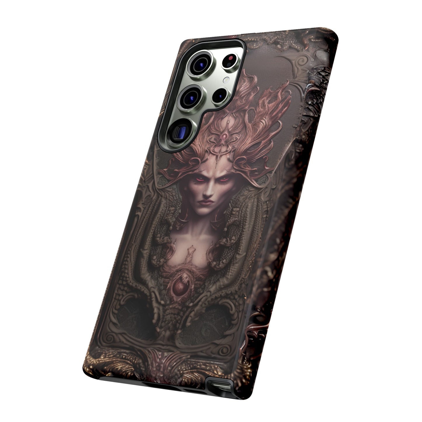 Dark Lilith Phone Case – Horned Hell Horror Design for iPhone, Samsung Galaxy, and Google Pixel Devices