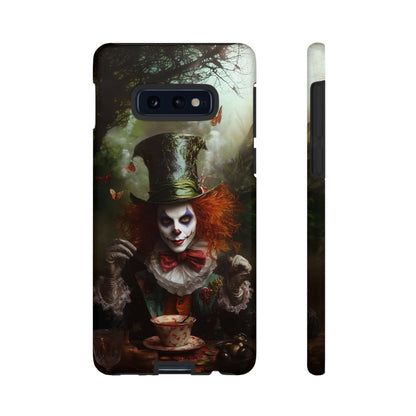 Mad Hatter Gothic Fantasy Phone Case - Dark Wonderland Design for iPhone, Samsung Galaxy, and Google Pixel Devices