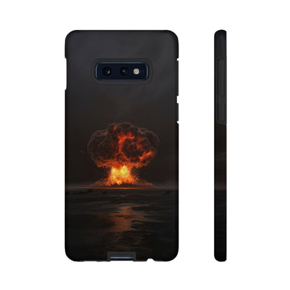 Atomic Explosion Phone Case - Dramatic Mushroom Cloud Design for iPhone and Samsung Galaxy Devices