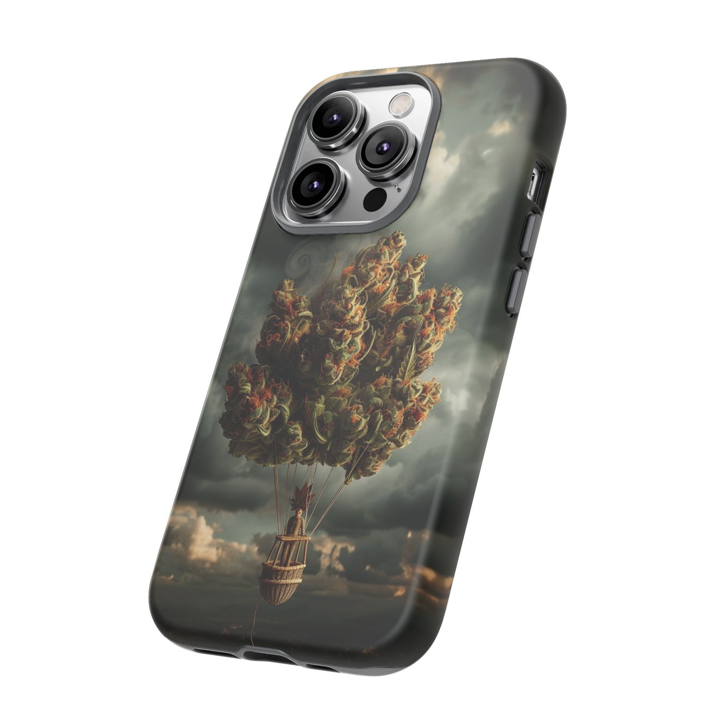 Cannabis Balloon Adventure Phone Case - For iPhone, Samsung Galaxy, and Google Pixel Devices