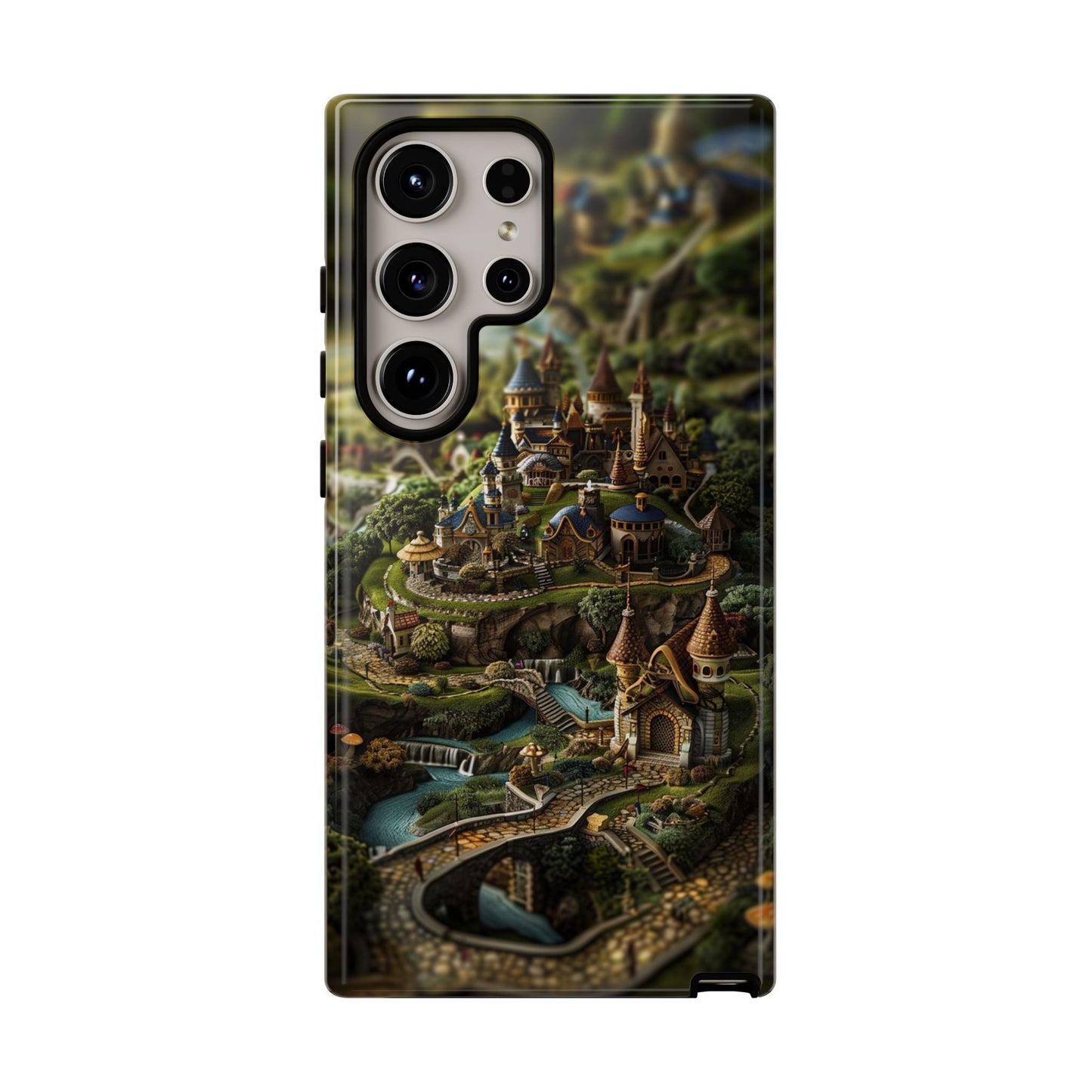 Fairy Kingdom Phone Case - Enchanted Castle Artwork for iPhone, Samsung Galaxy, and Google Pixel Devices