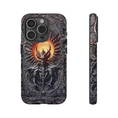 Skeletal Demonic King Phone Case – Ornate Gothic Design for iPhone, Samsung Galaxy, and Google Pixel Devices