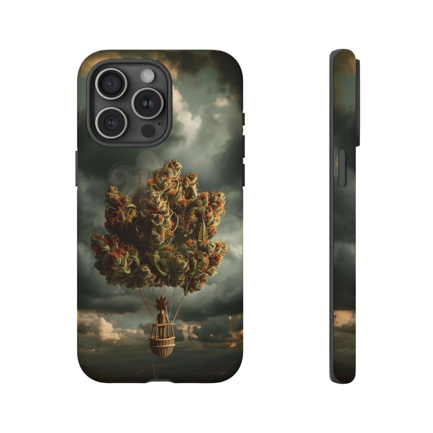 Cannabis Balloon Adventure Phone Case - For iPhone, Samsung Galaxy, and Google Pixel Devices