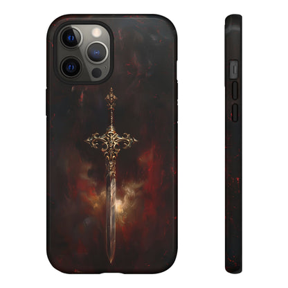 Epic Sword of Legends Phone Case - Dark Fantasy Art for iPhone, Samsung Galaxy, and Google Pixel Devices