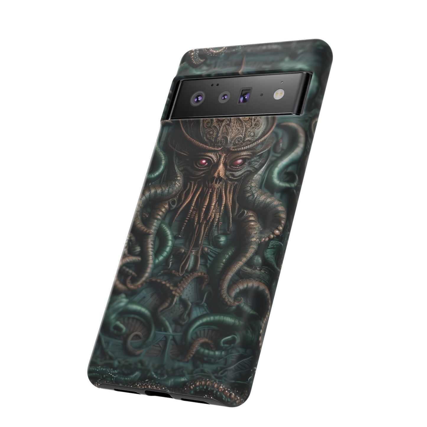 Nameless Dread Tough Phone Case – Lovecraftian Tentacle Horror Design for iPhone, Samsung Galaxy, and Google Pixel Devices