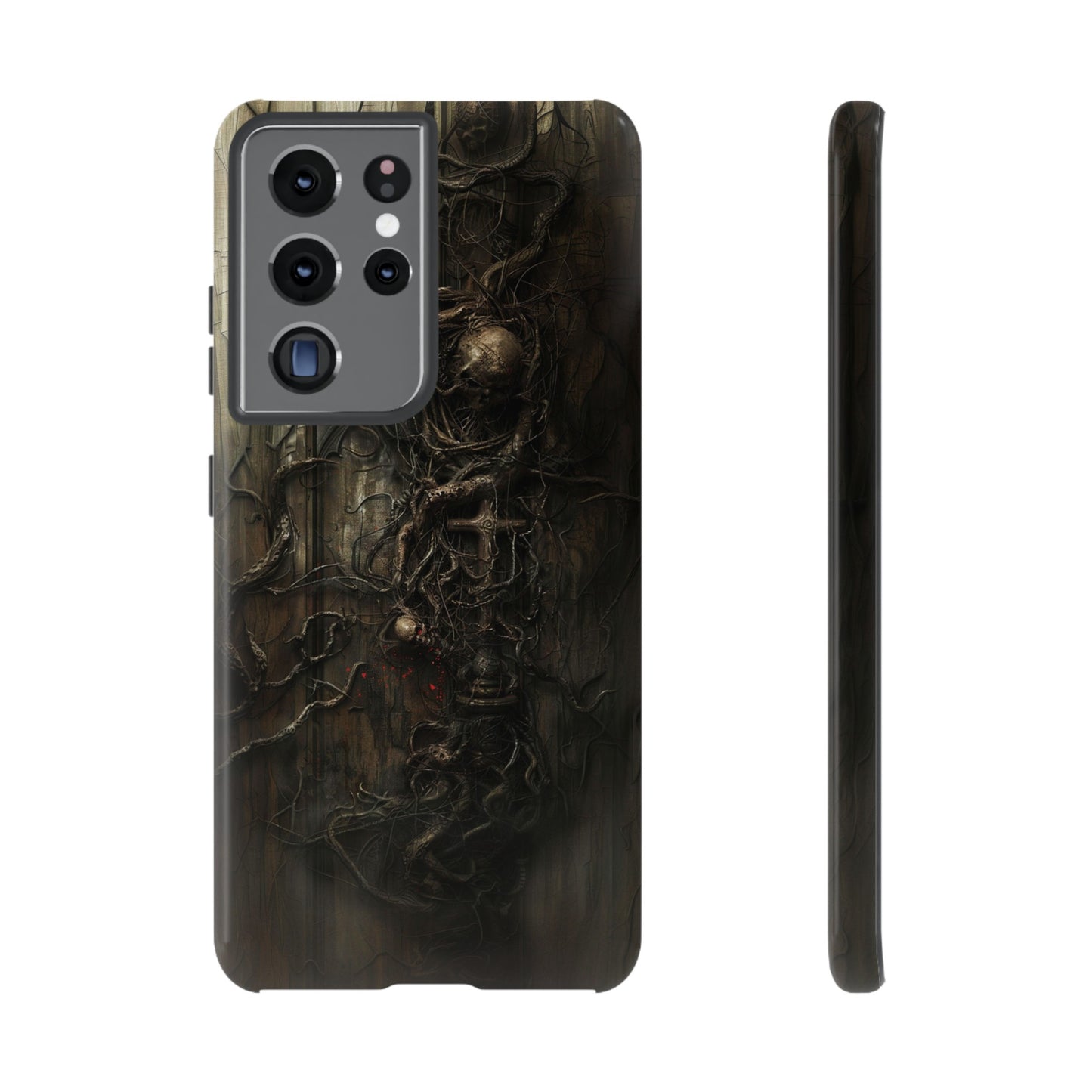 Creeping Dread Phone Case - Giger-Inspired Art for iPhone, Samsung Galaxy, and Google Pixel Devices