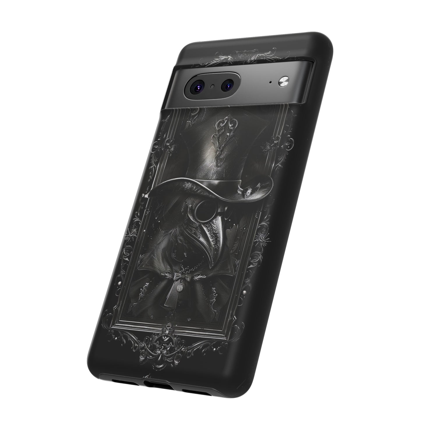 Gothic Plague Doctor Phone Case - Mysterious and Dark Design for iPhone, Samsung Galaxy, and Google Pixel Devices