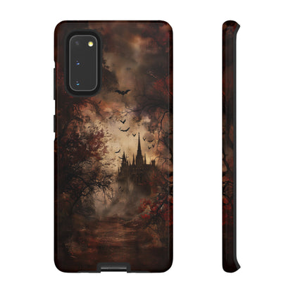 Gothic Castle Phone Case - Spooky Halloween Design for iPhone, Samsung Galaxy, Google Pixel Devices