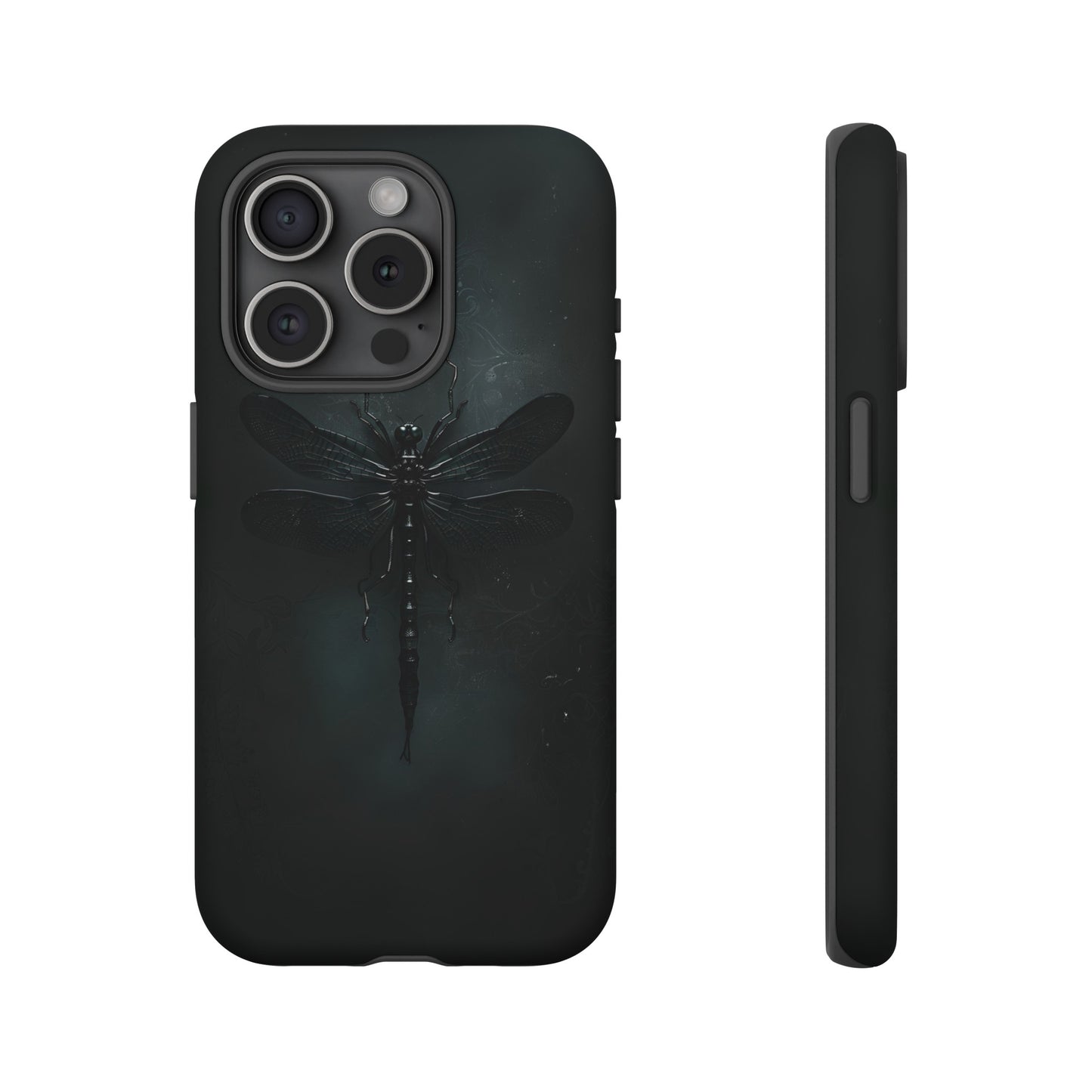 Gothic Dragonfly Phone Case – Dark Elegance Design for iPhone, Samsung Galaxy, and Google Pixel Devices