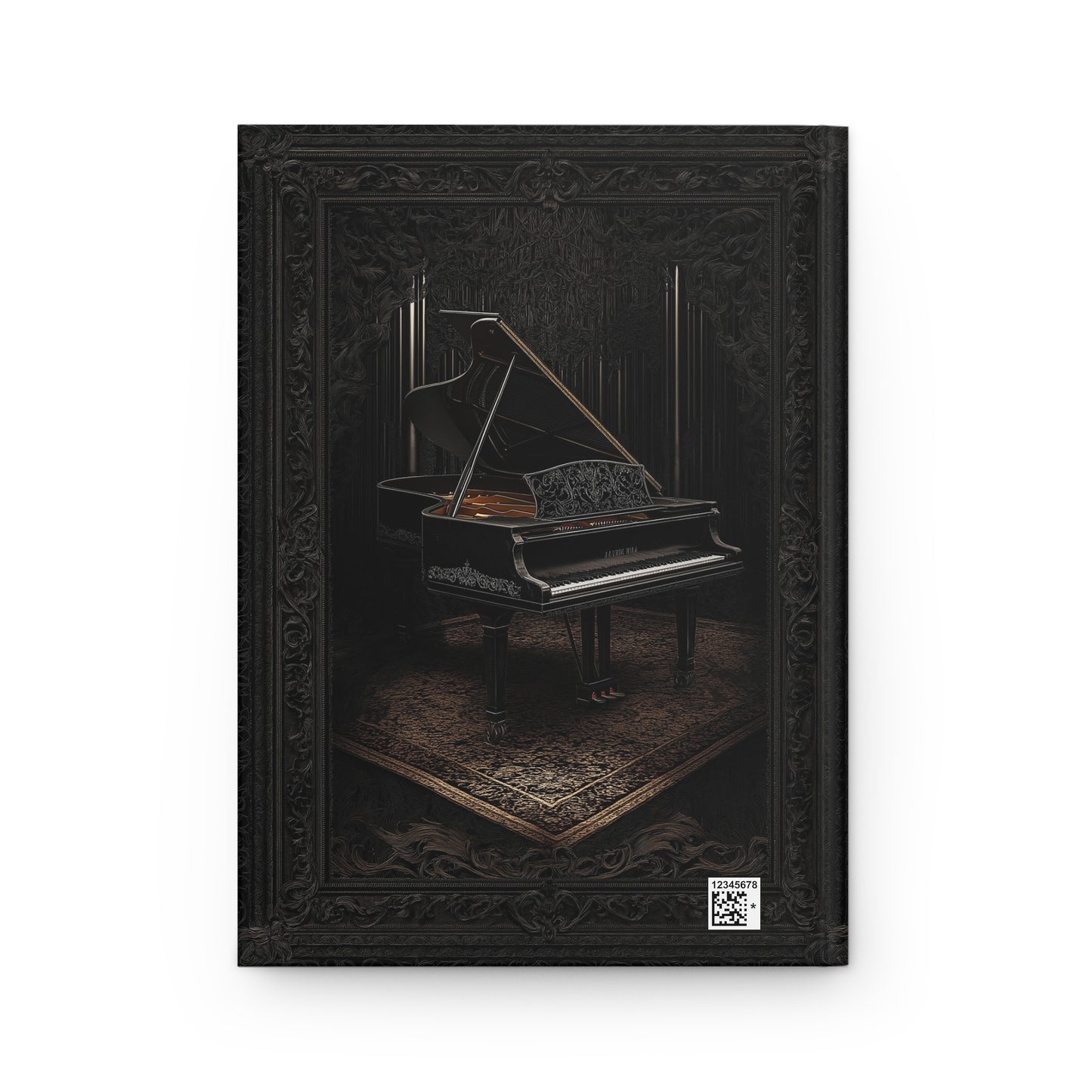 Grand Piano Elegance Hardcover Journal - For Music and Writing Lovers