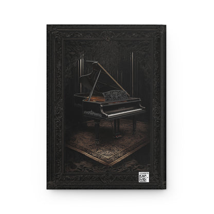 Grand Piano Elegance Hardcover Journal - For Music and Writing Lovers