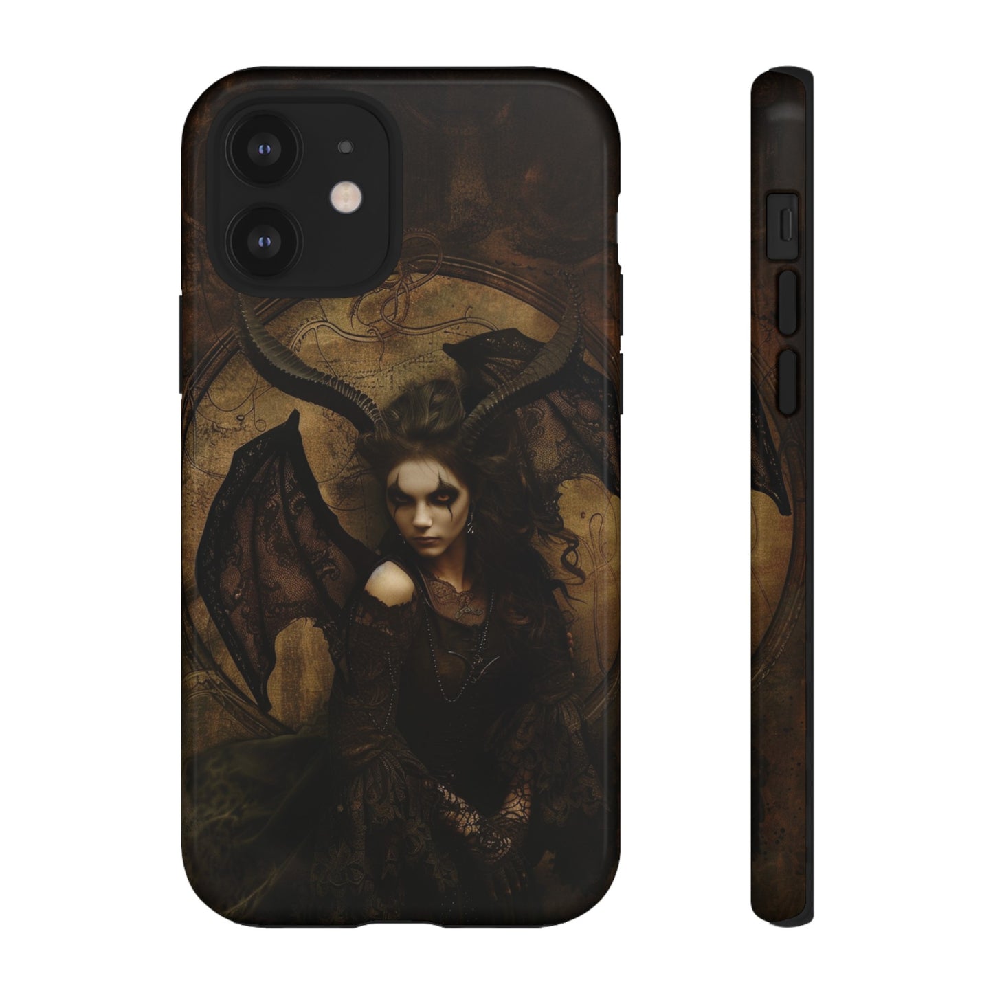 Demon Lilith Gothic Phone Case for iPhone, Samsung Galaxy, Google Pixel - Dark Fantasy Art