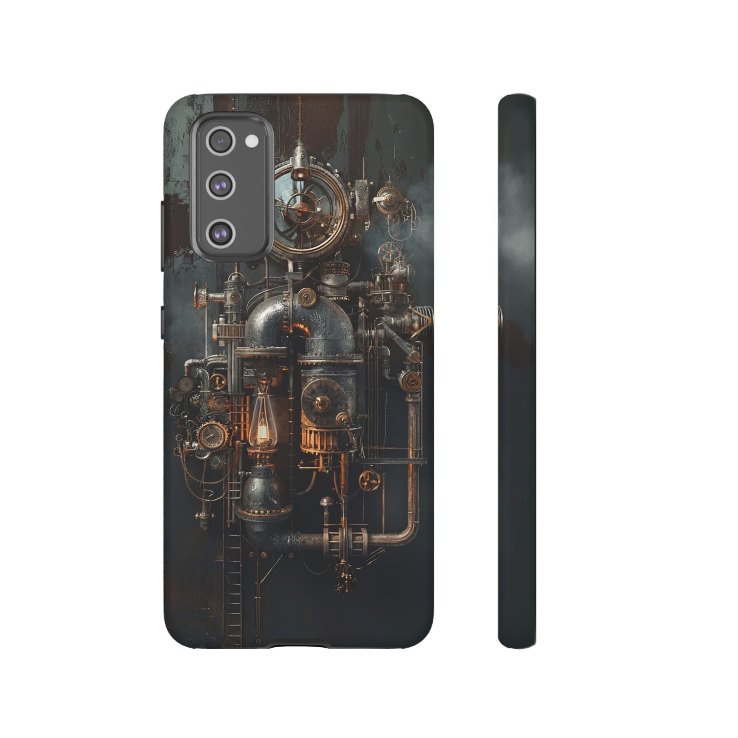 Steampunk Machine #2 Phone Case - Intricate Industrial Design for iPhone, Samsung Galaxy, Google Pixel Devices, Victorian Design Gears