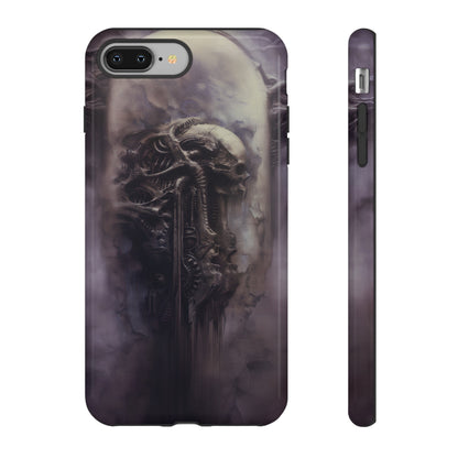 Dark Android Dream Phone Case – Futuristic Alien Horror Design for iPhone, Samsung Galaxy, and Google Pixel Devices