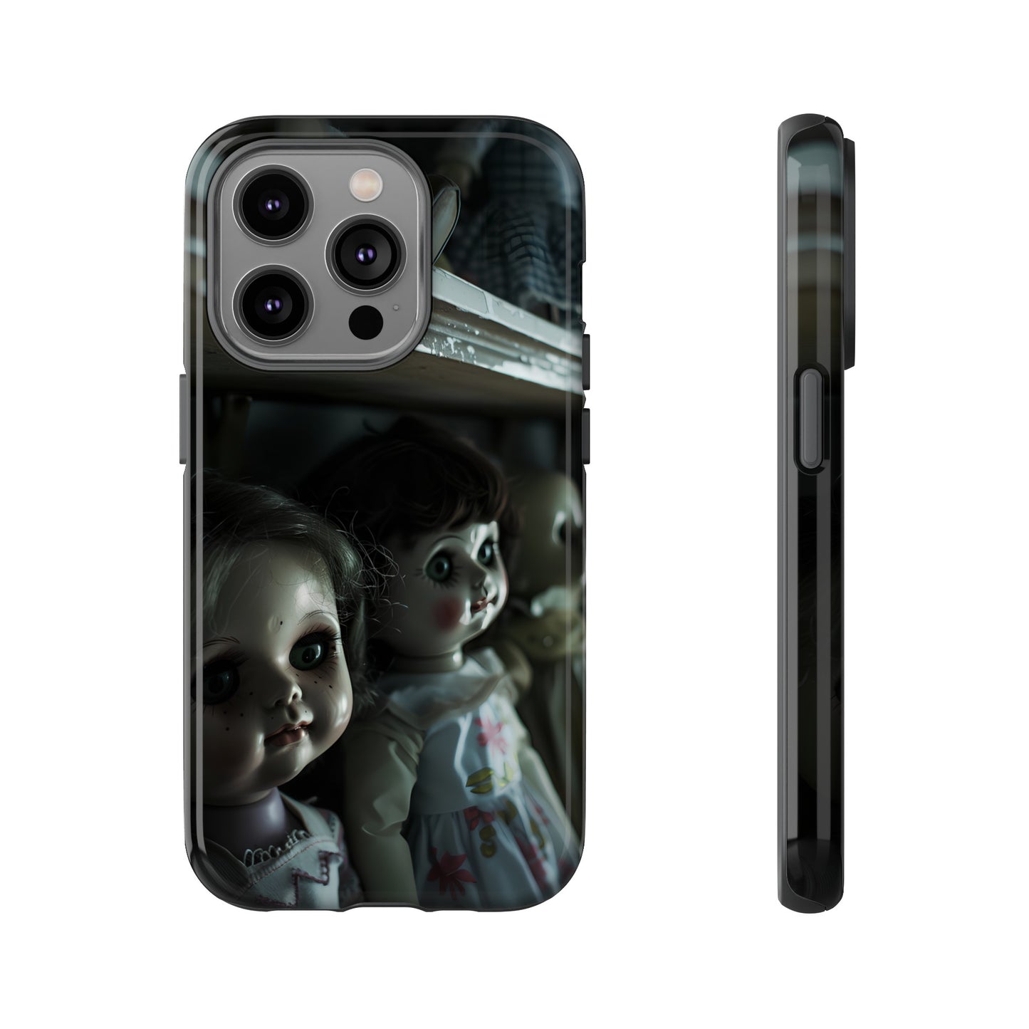 Creepy Dolls Phone Case – Eerie Vintage Doll Design for iPhone, Samsung Galaxy, and Google Pixel Devices