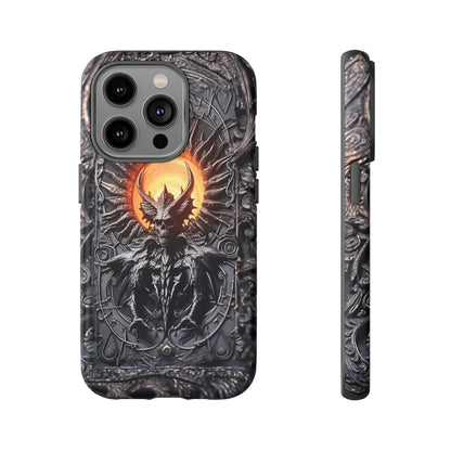 Skeletal Demonic King Phone Case – Ornate Gothic Design for iPhone, Samsung Galaxy, and Google Pixel Devices