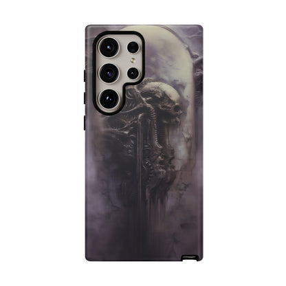 Dark Android Dream Phone Case – Futuristic Alien Horror Design for iPhone, Samsung Galaxy, and Google Pixel Devices