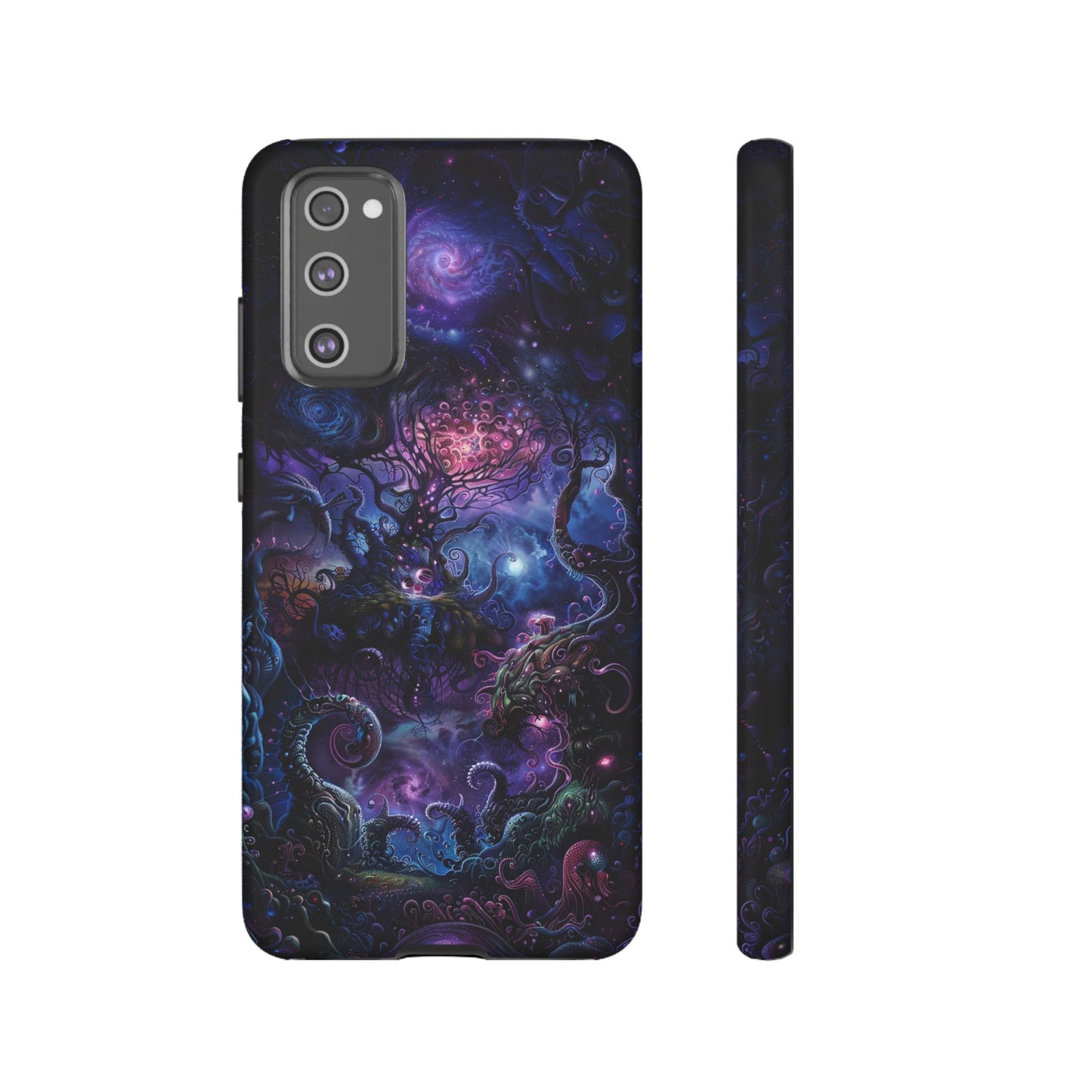 Trippy Psychedelic Alien Landscape Phone Case - Vibrant Abstract Design for iPhone, Samsung Galaxy and Google Pixel Devices