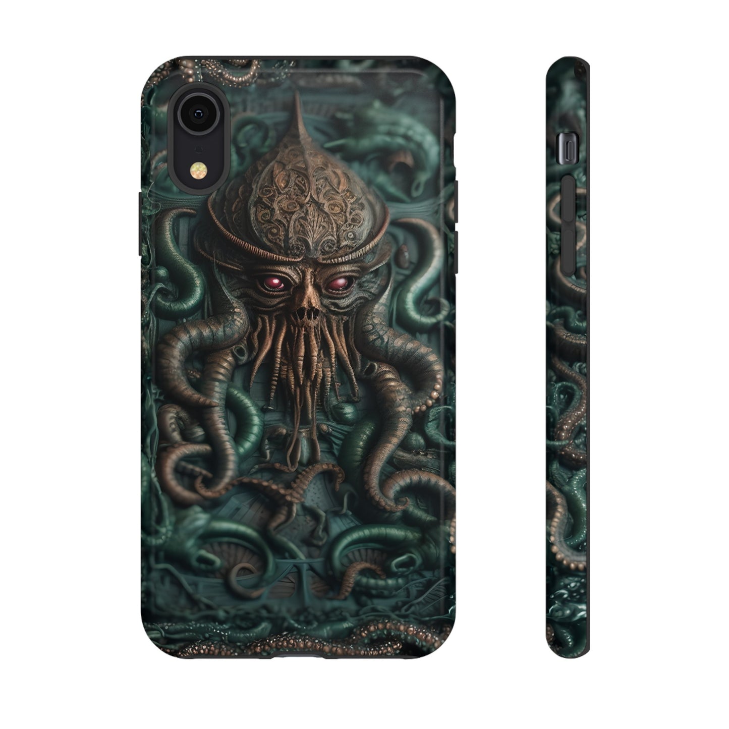 Nameless Dread Tough Phone Case – Lovecraftian Tentacle Horror Design for iPhone, Samsung Galaxy, and Google Pixel Devices