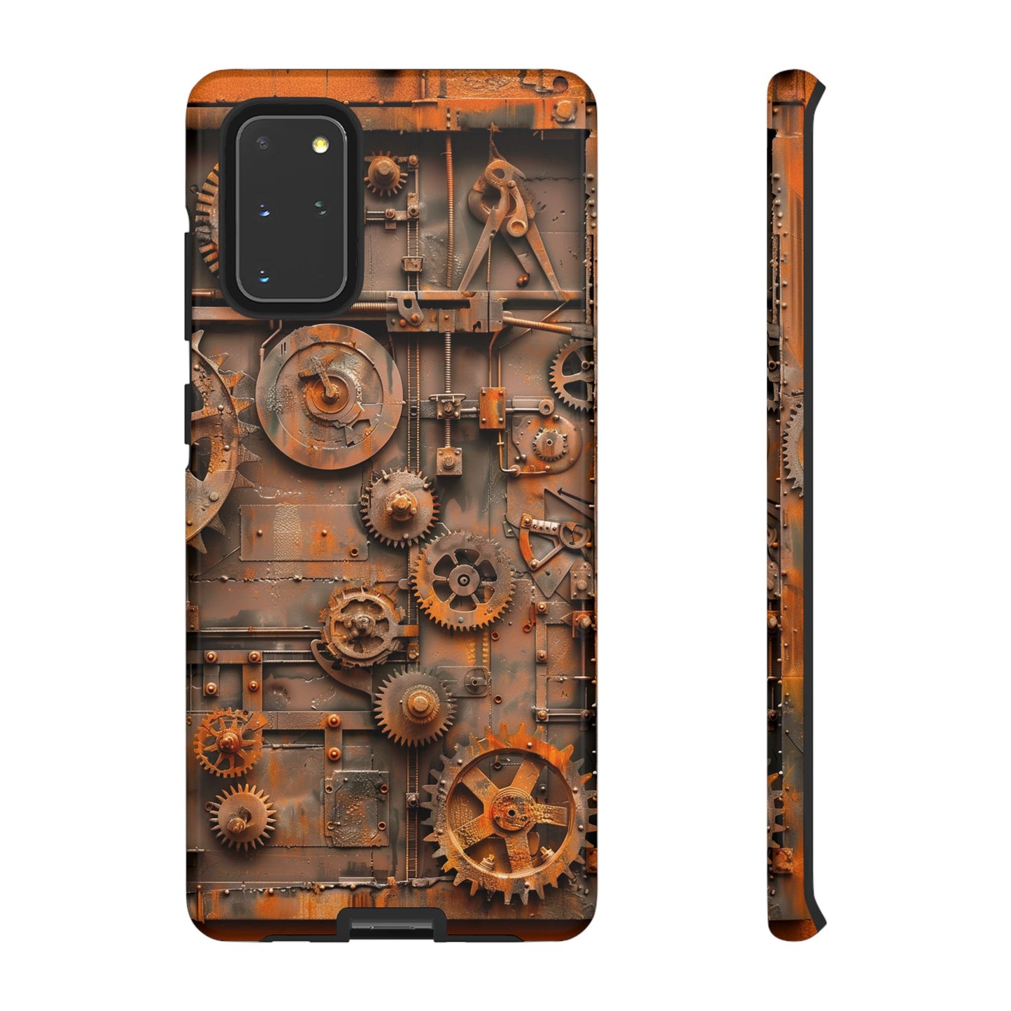 Rusted Steampunk Gearworks Phone Case for iPhone, Samsung Galaxy, and Google Pixel Devices