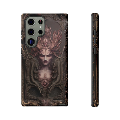 Dark Lilith Phone Case – Horned Hell Horror Design for iPhone, Samsung Galaxy, and Google Pixel Devices