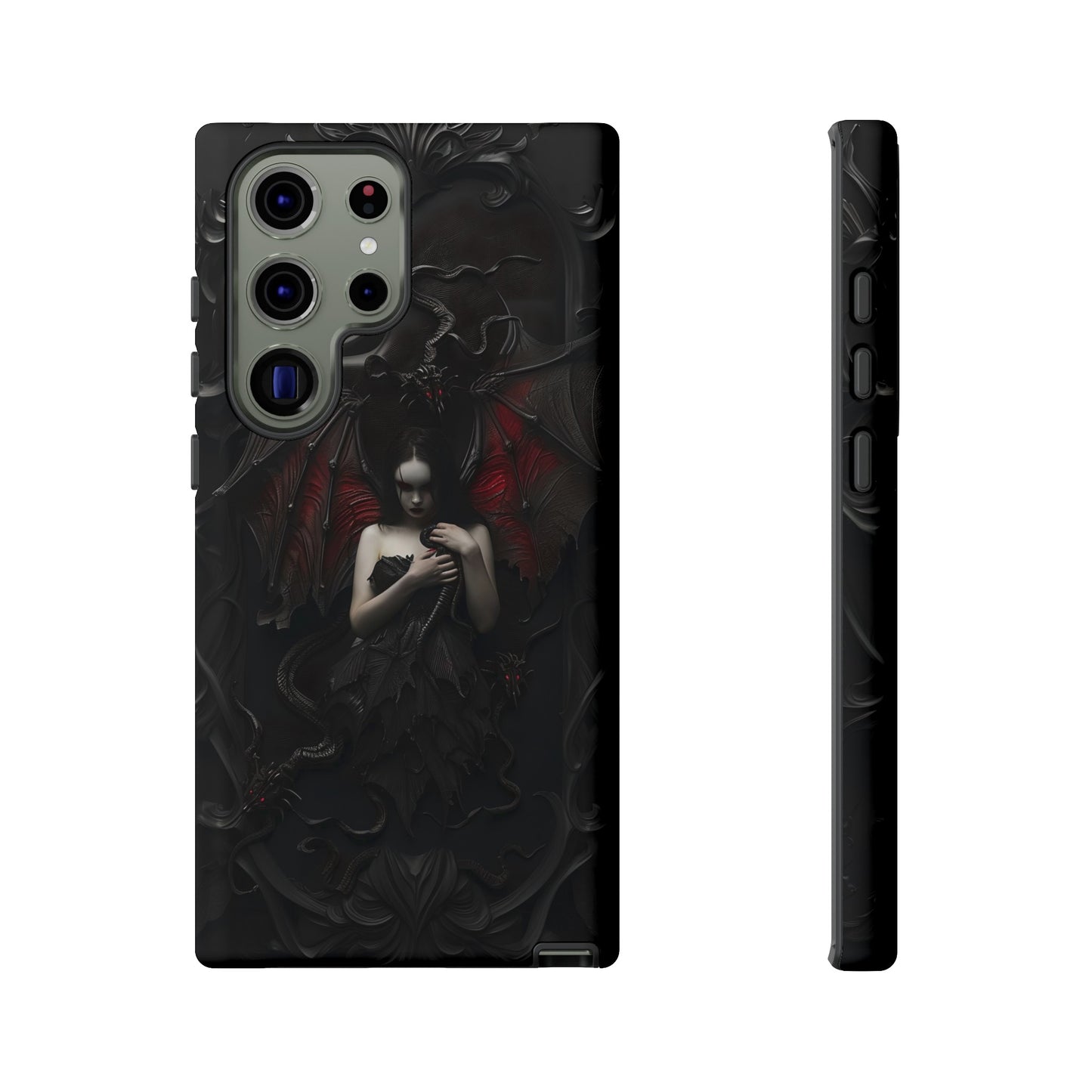 Succubus Phone Case - Dark Fantasy Gothic Design for iPhone, Samsung Galaxy, and Google Pixel Devices