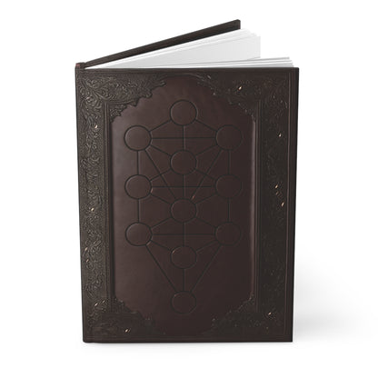 Kabbalah Tree of Life Hardcover Notebook – Mystical Journal for Spiritual Writing and Occult Magic