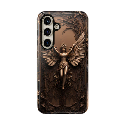 The Bronze Fairy Phone Case – Fantasy Faery Design for iPhone, Samsung Galaxy, and Google Pixel Devices