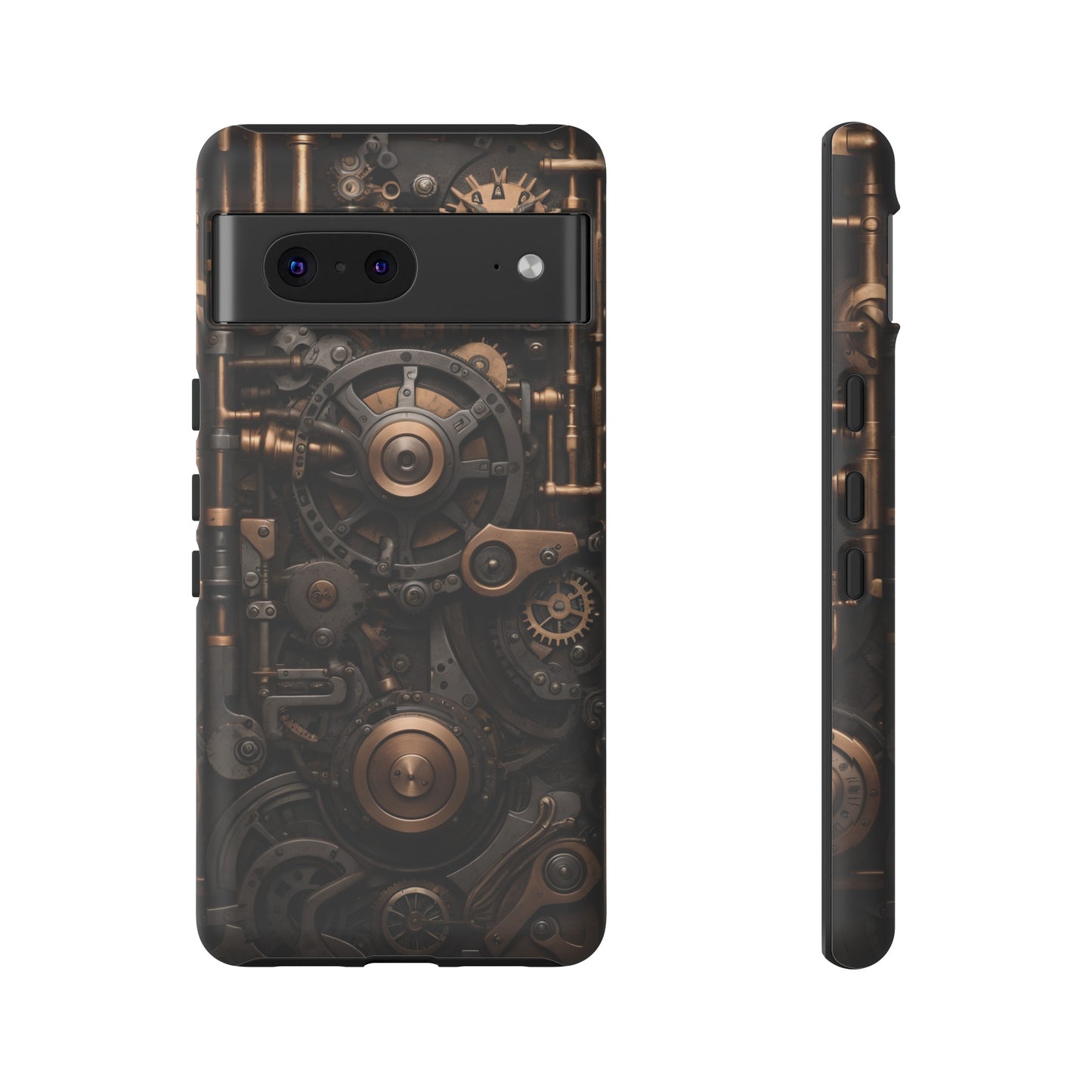 Steampunk Machine Phone Case – Victorian Gears Design for iPhone, Samsung Galaxy, and Google Pixel Devices