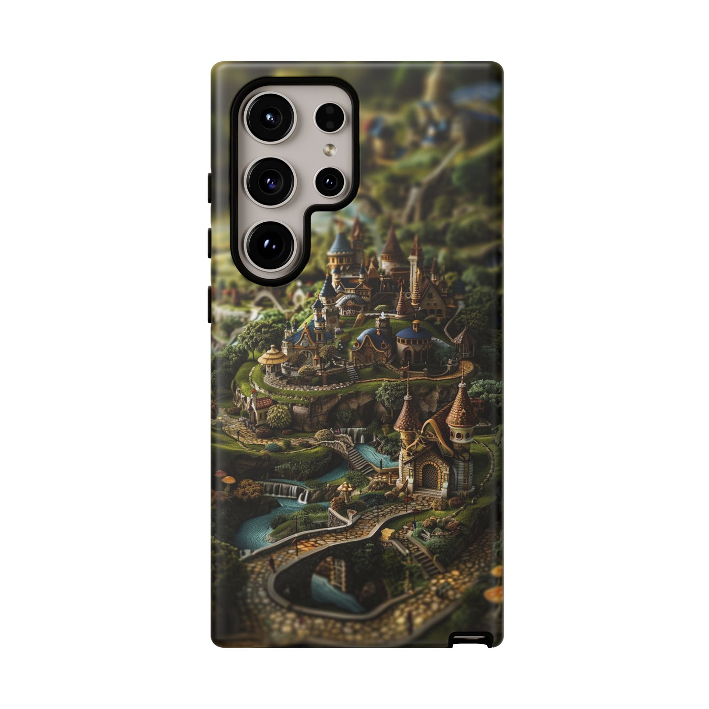 Fairy Kingdom Phone Case - Enchanted Castle Artwork for iPhone, Samsung Galaxy, and Google Pixel Devices