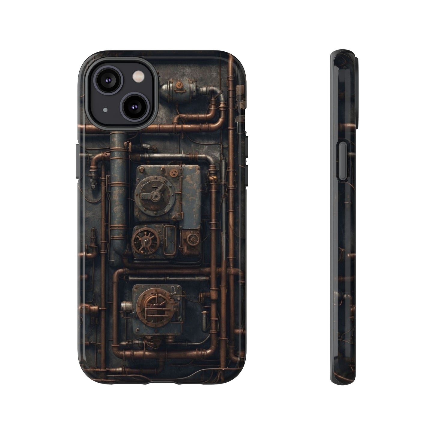 Diesel Punk Phone Case – Industrial Retro-Futuristic Design for iPhone, Samsung Galaxy, and Google Pixel Devices