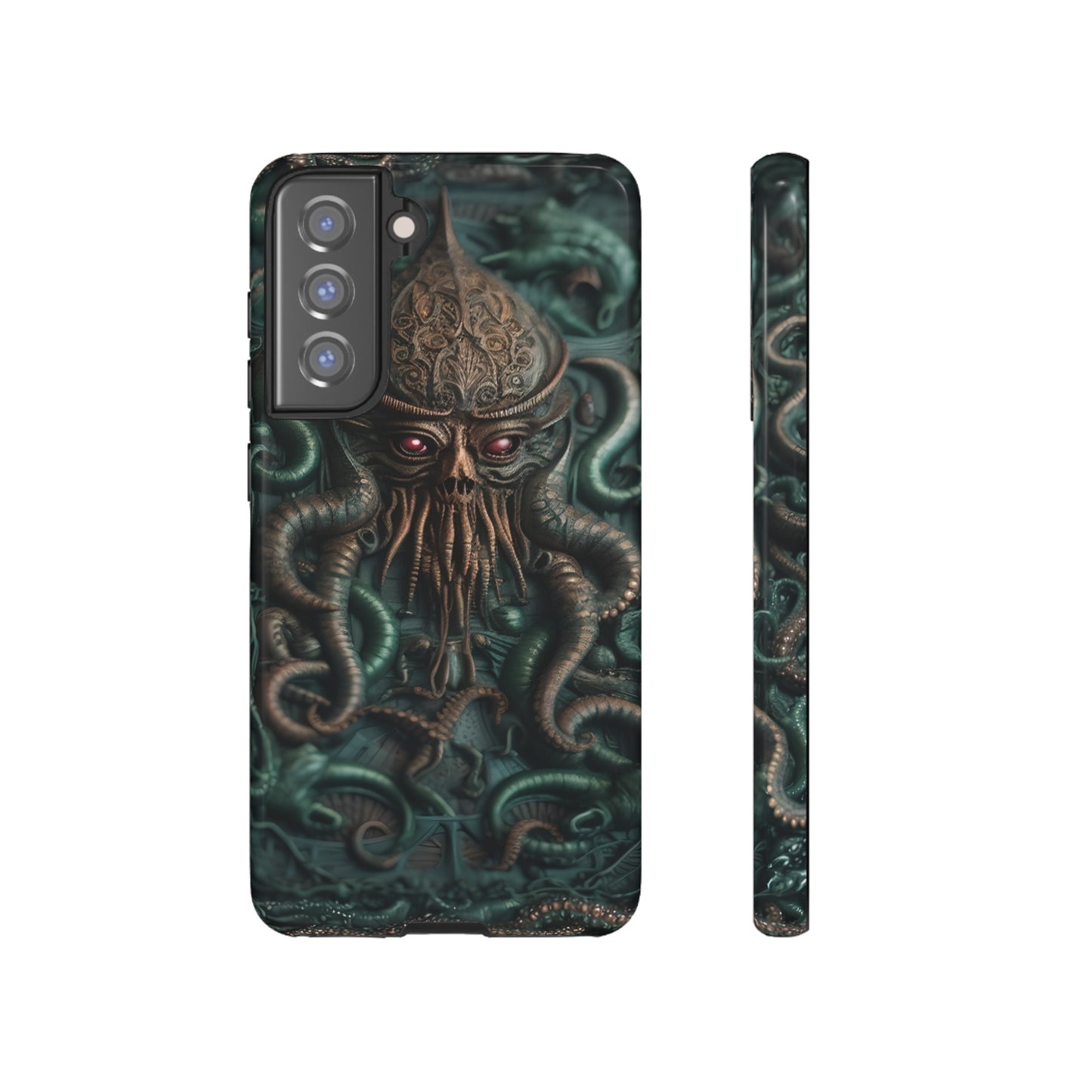 Nameless Dread Tough Phone Case – Lovecraftian Tentacle Horror Design for iPhone, Samsung Galaxy, and Google Pixel Devices