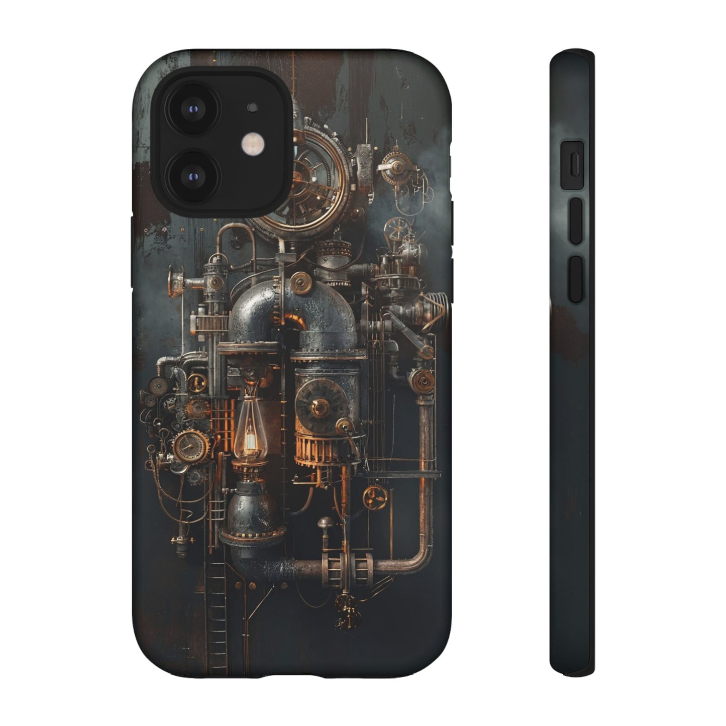 Steampunk Machine #2 Phone Case - Intricate Industrial Design for iPhone, Samsung Galaxy, Google Pixel Devices, Victorian Design Gears