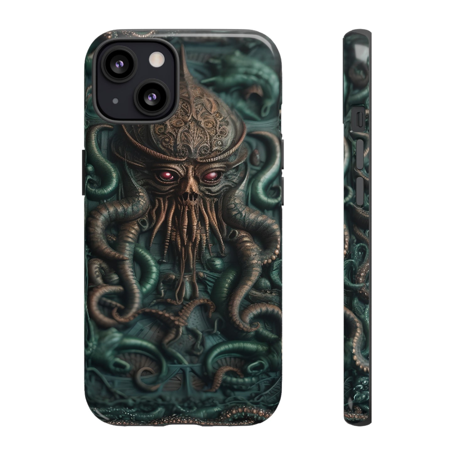 Nameless Dread Tough Phone Case – Lovecraftian Tentacle Horror Design for iPhone, Samsung Galaxy, and Google Pixel Devices