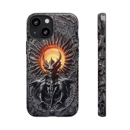 Skeletal Demonic King Phone Case – Ornate Gothic Design for iPhone, Samsung Galaxy, and Google Pixel Devices