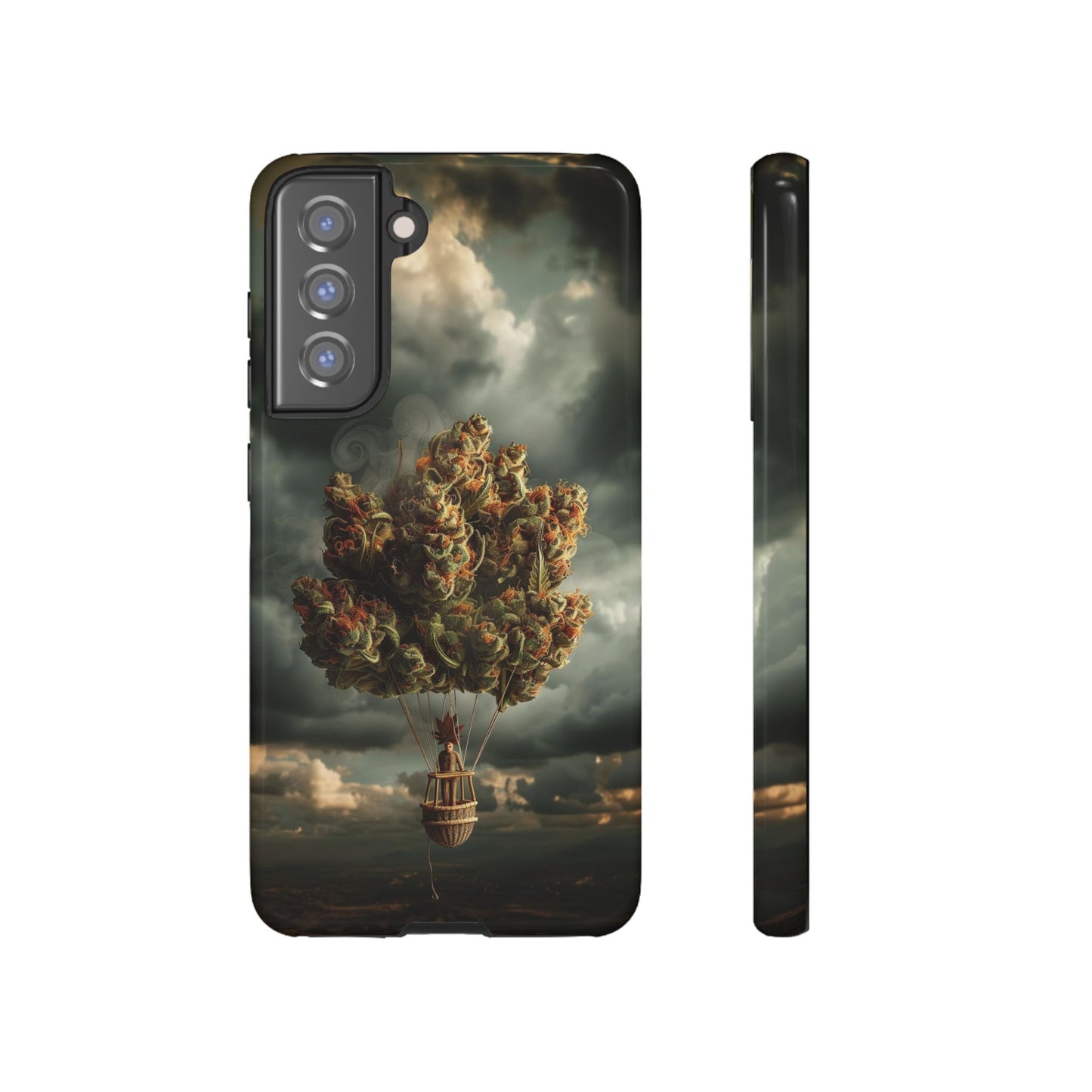 Cannabis Balloon Adventure Phone Case - For iPhone, Samsung Galaxy, and Google Pixel Devices