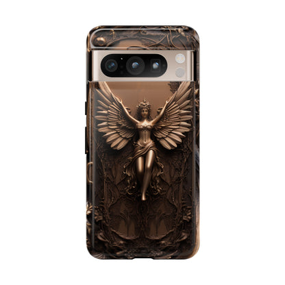 The Bronze Fairy Phone Case – Fantasy Faery Design for iPhone, Samsung Galaxy, and Google Pixel Devices