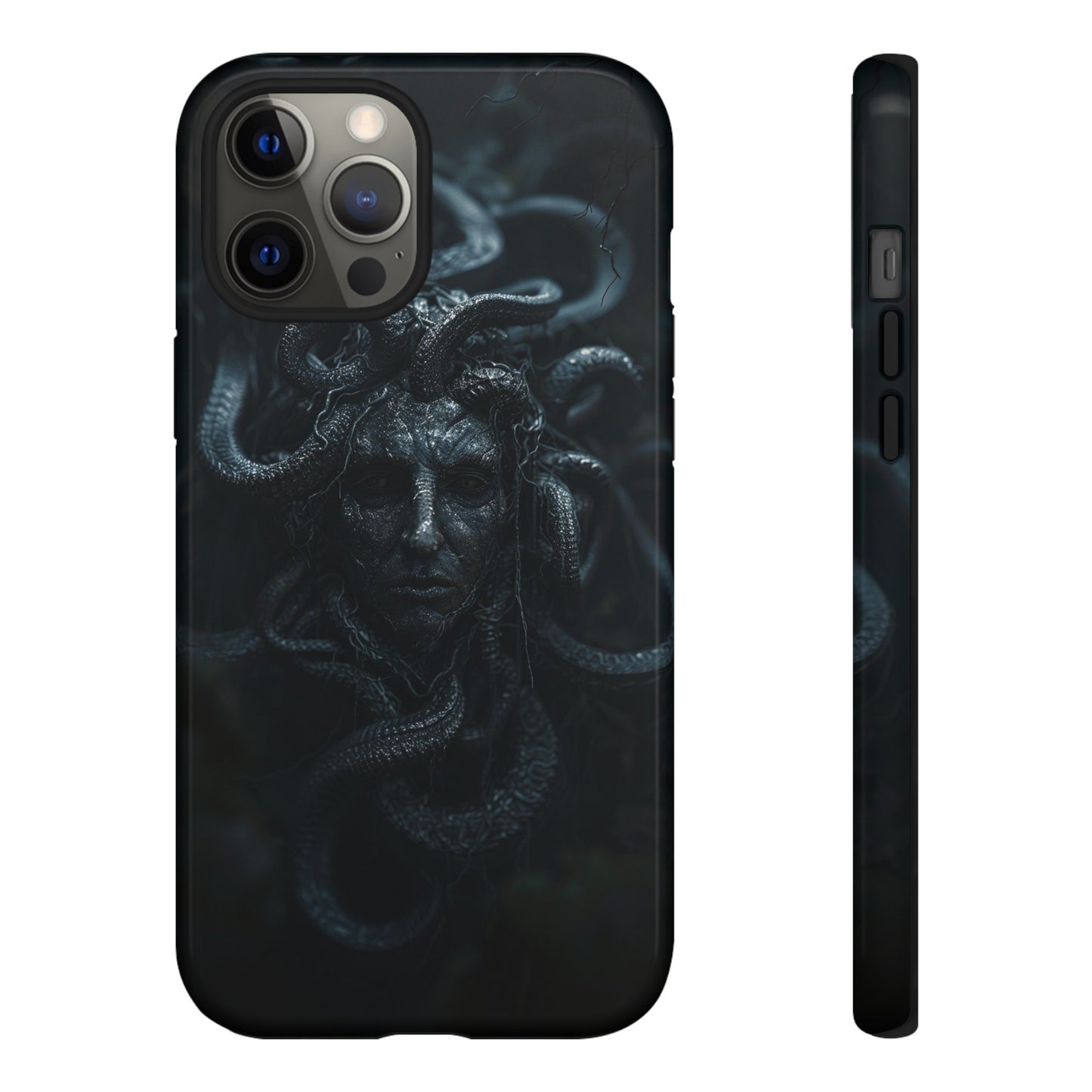 Medusa's Gaze Phone Case - Dark Mythological Design for iPhone and Samsung Galaxy Devices