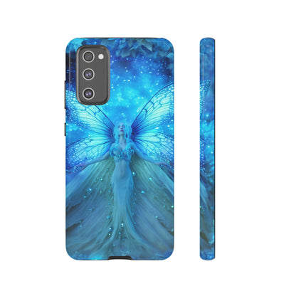 Blue Cosmic Fairy Phone Case – Enchanting Fae Design for iPhone, Samsung Galaxy, and Google Pixel Devices