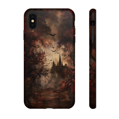 Gothic Castle Phone Case - Spooky Halloween Design for iPhone, Samsung Galaxy, Google Pixel Devices