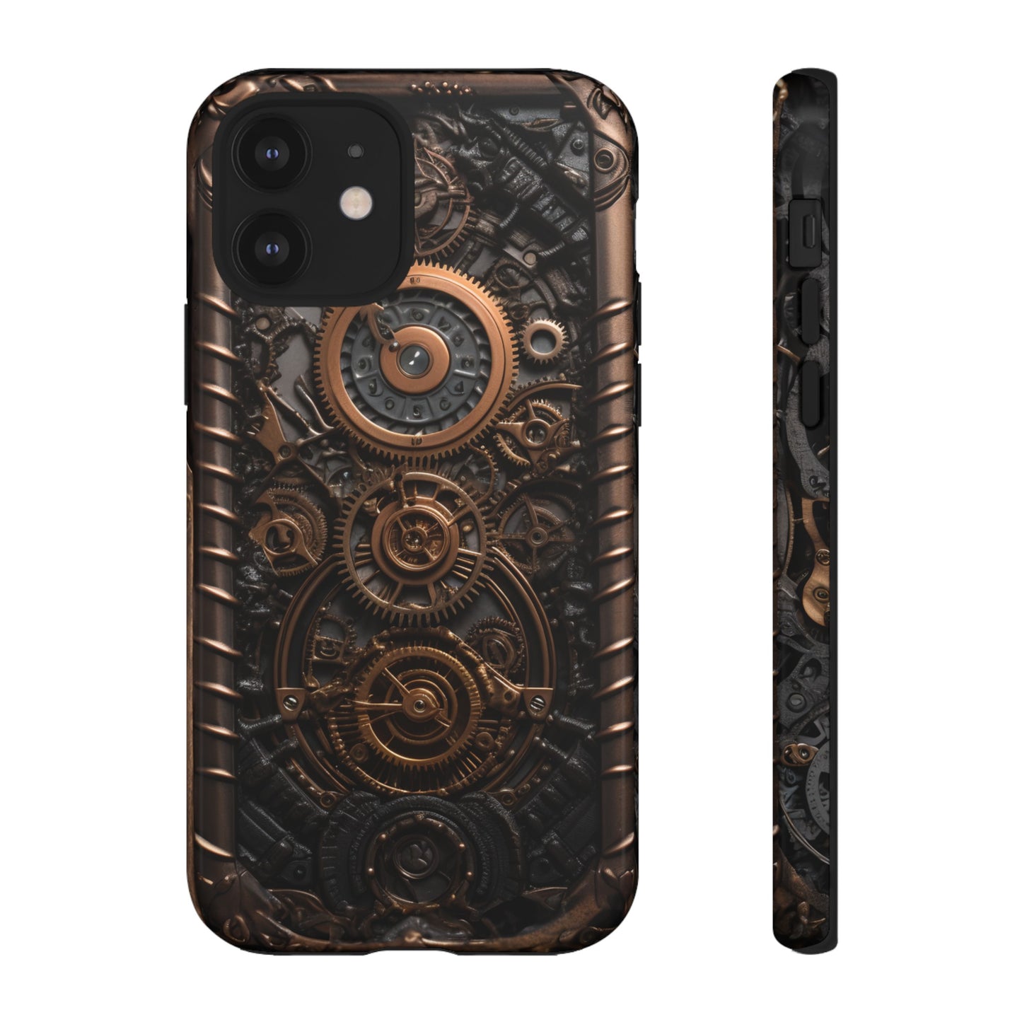 Gearworks 2 Phone Case – Steampunk Victorian Design with Gears and Clockwork for iPhone, Samsung Galaxy, and Google Pixel Devices