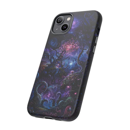 Trippy Psychedelic Alien Landscape Phone Case - Vibrant Abstract Design for iPhone, Samsung Galaxy and Google Pixel Devices