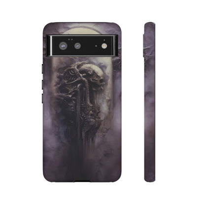 Dark Android Dream Phone Case – Futuristic Alien Horror Design for iPhone, Samsung Galaxy, and Google Pixel Devices