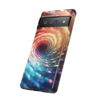 Crystal Portal of Light Phone Case – Vibrant Cosmic Design for iPhone, Samsung Galaxy, and Google Pixel Devices