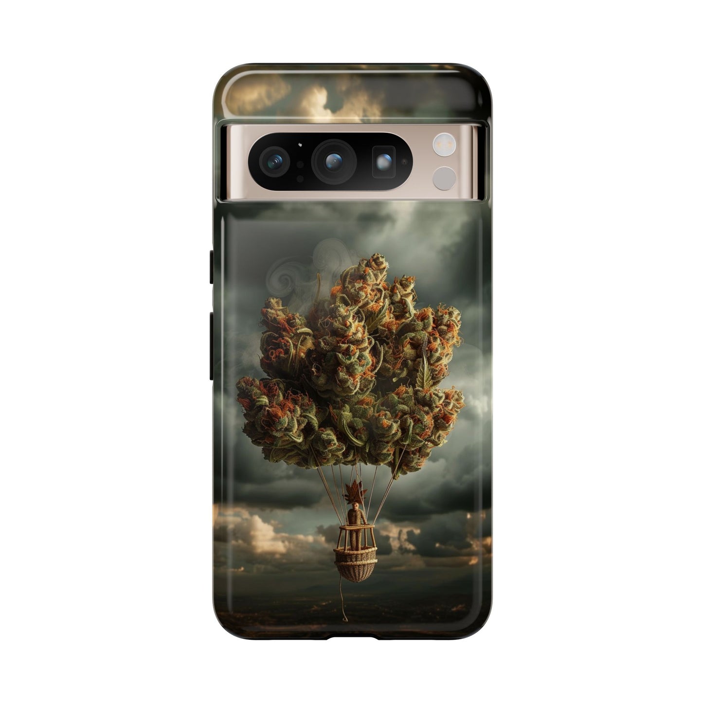 Cannabis Balloon Adventure Phone Case - For iPhone, Samsung Galaxy, and Google Pixel Devices