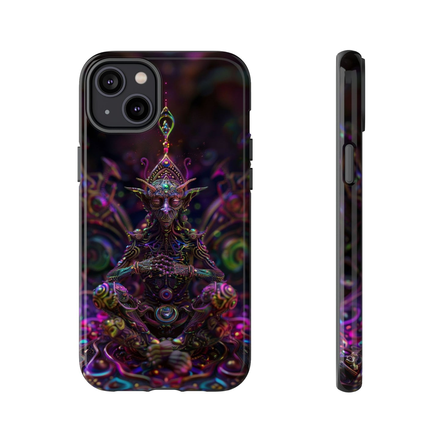 Mystical Machine Elf Phone Case - Psychedelic Vibes for iPhone, Samsung, Google Pixel