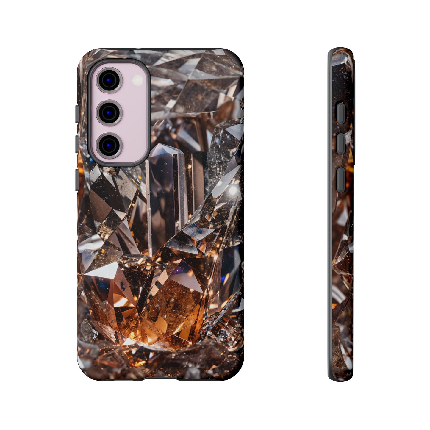 Crystalline Phone Case – Healing Crystal Quartz Design for iPhone, Samsung Galaxy, and Google Pixel Devices