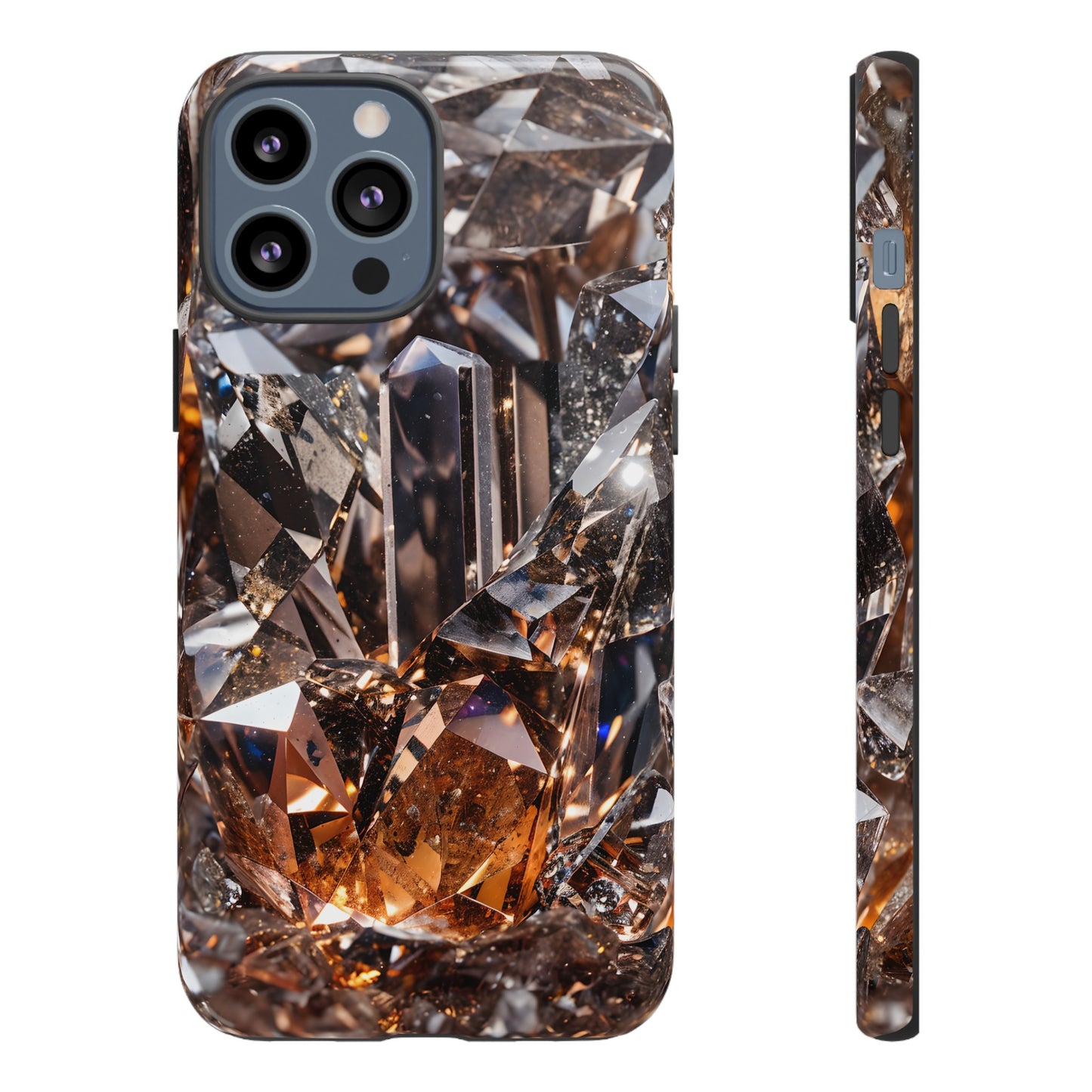 Crystalline Phone Case – Healing Crystal Quartz Design for iPhone, Samsung Galaxy, and Google Pixel Devices