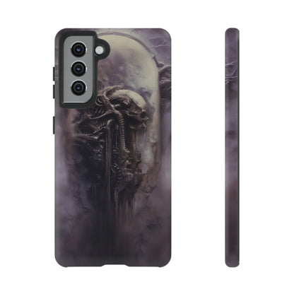 Dark Android Dream Phone Case – Futuristic Alien Horror Design for iPhone, Samsung Galaxy, and Google Pixel Devices